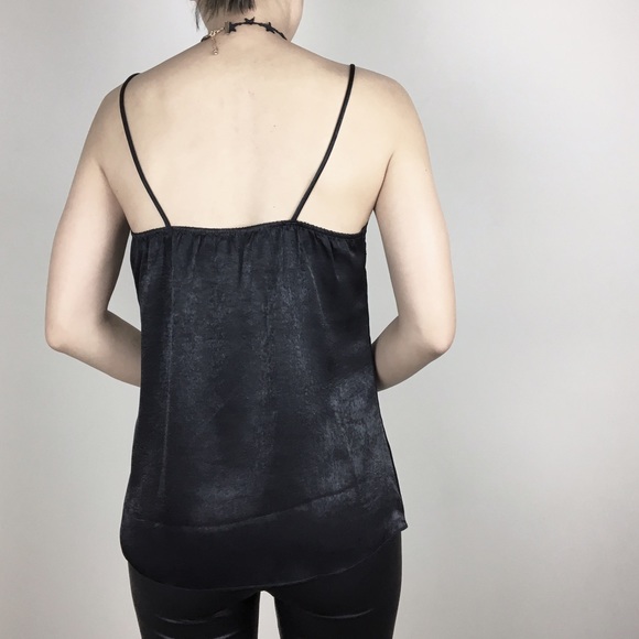 Sienna French lace camisole top in Black - Picture 3 of 4