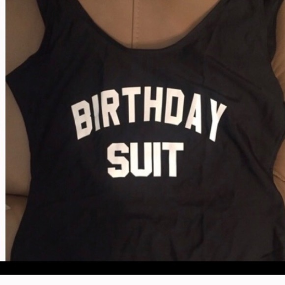 Birthday bathing suit