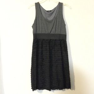 Dark grey and black dress