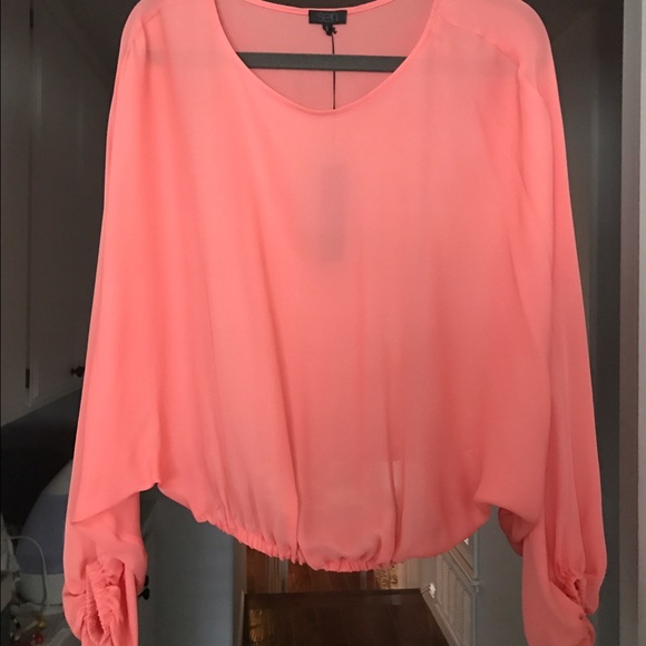 Salmon blouse