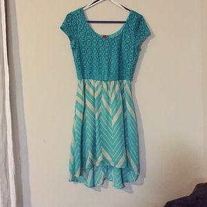 Teal dress