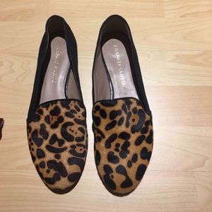 Franco Sarto Leopard Flat Loafers