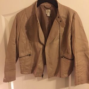 Faux leather jacket