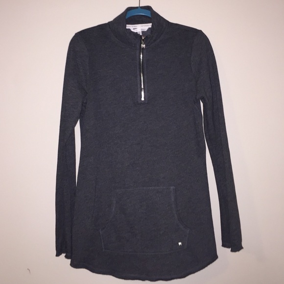 Victoria's Secret 1/4 zip up, dark grey