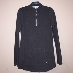 Victoria's Secret 1/4 zip up, dark grey