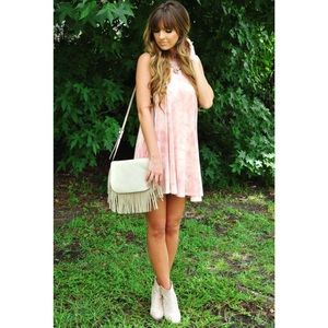 Dusky Pink Tie Dye Tunic