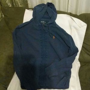 Polo By Ralph Lauren Full Zip Hoodie Size: Medium.