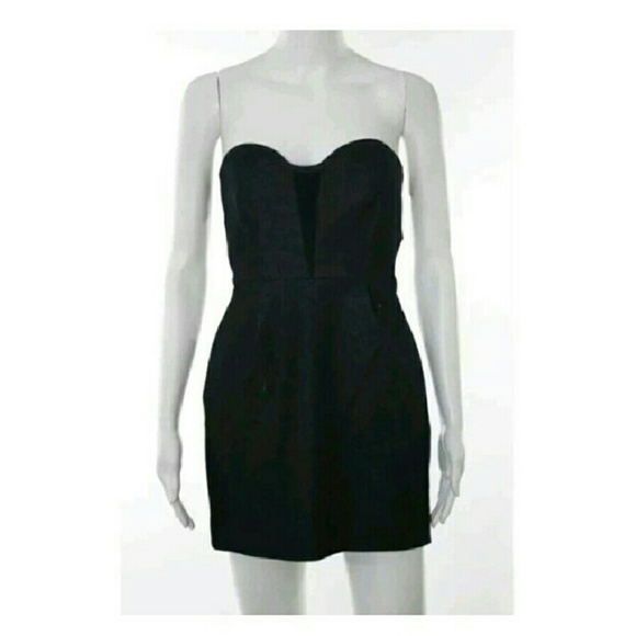 RAG & BONE Denim  W/ Suede Stapless Mini Dress - Picture 4 of 6