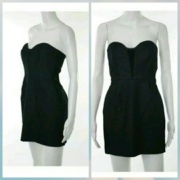 RAG & BONE Denim  W/ Suede Stapless Mini Dress - Picture 5 of 6