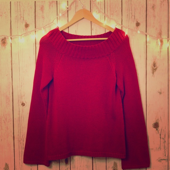 Ann Taylor Loft Red Sweater