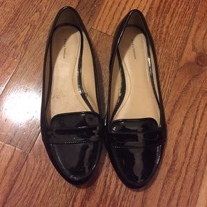 FAB black patent leather flats