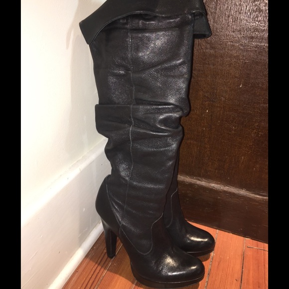 Jessica Simpson leather Tulip boots