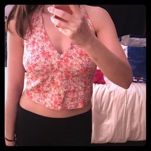 Cute floral halter