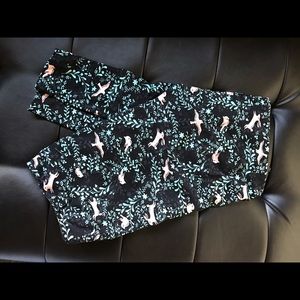 LulaRoe TC Leggings Black Bunnies