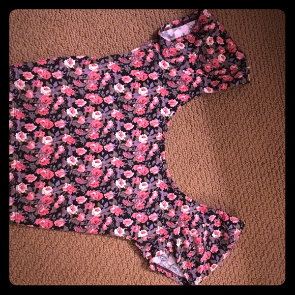 Crop top floral