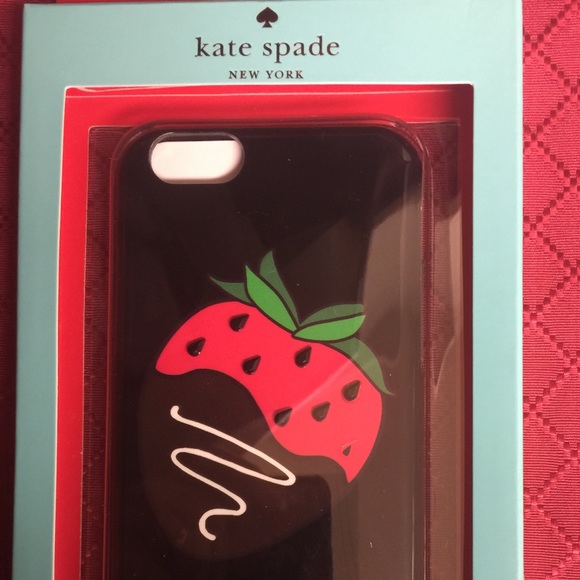 🌺Kate Spade Chocolate Strawberry iPhone Case