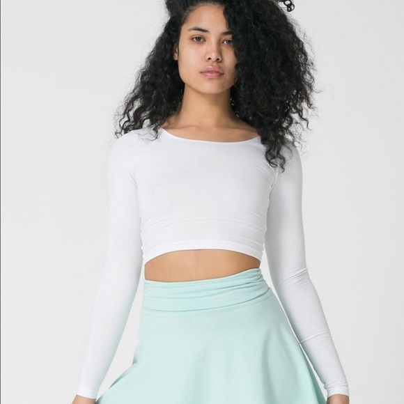 Cotton Spandex Jersey
Long Sleeve Crop Top