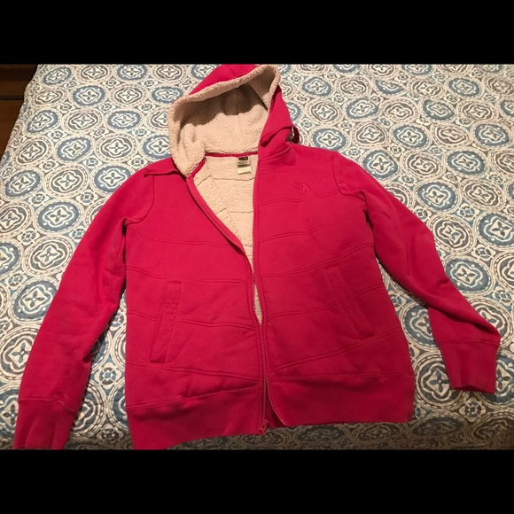 North Face wool lined jacket