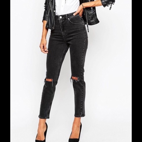 BNWT ASOS Farleigh High Waist Slim Mom jeans