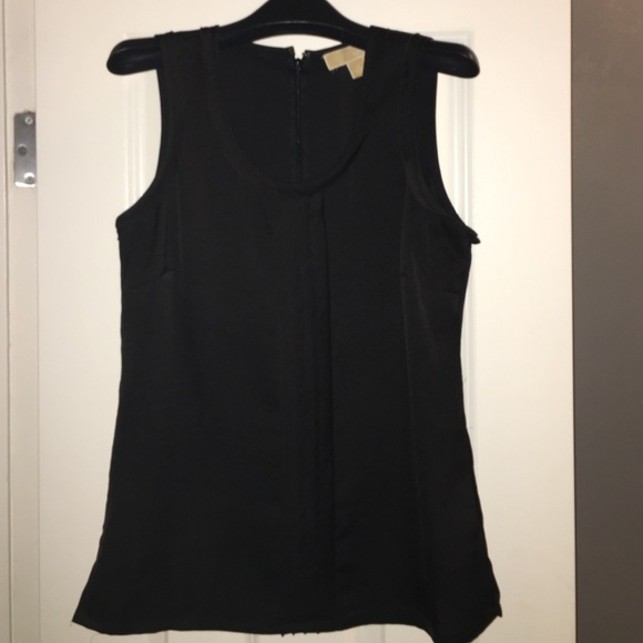 Black satin Michael Kors tank - Picture 1 of 2