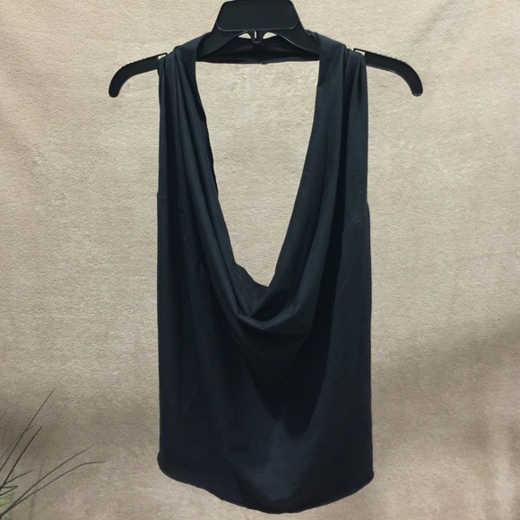 Deep V Backless Halter Top
