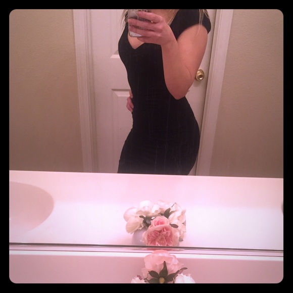 Fitted Black Dress.