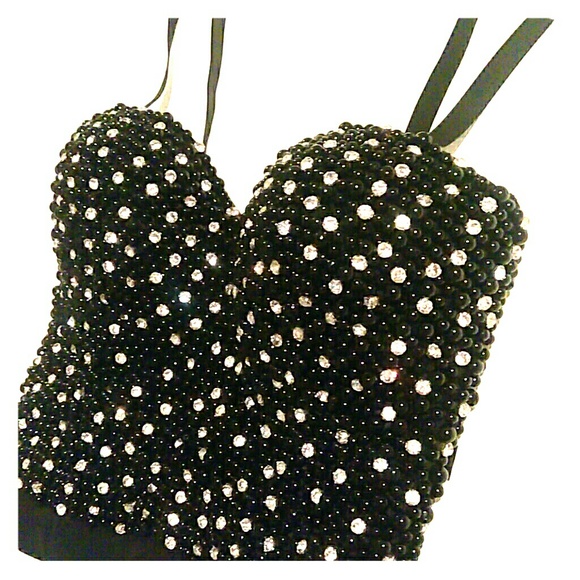 Studded crop top / bralette
