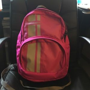 Columbia Backpack with Reflective Stripes (Pink)