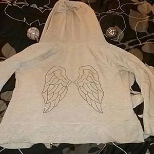 Victorias secret angel wing zip up