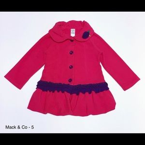 Mack & Co Thick Fleece Pink Coat - 5