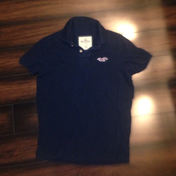 Blue hollister polo