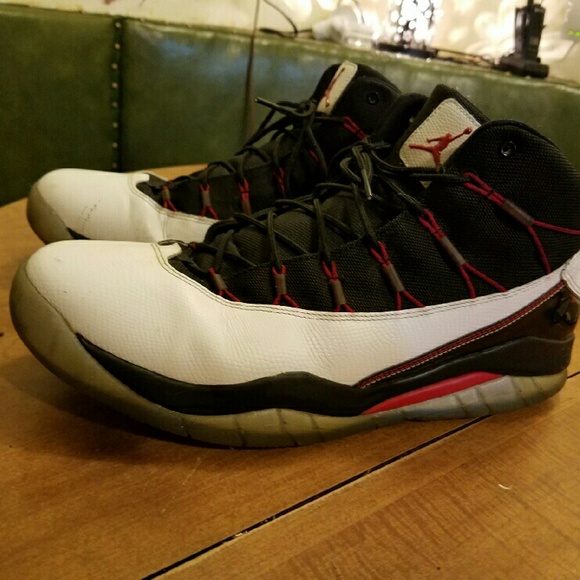 Jordan Prime Flight White Red and Black Size 13
