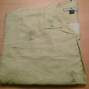 Tommy Bahama 100% Silk XXL Button Up Palm Tree