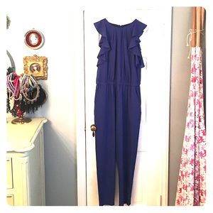 Shoshanna blue jumpsuit