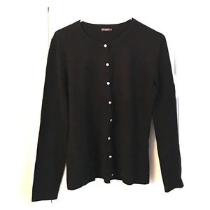 J. McLaughlin black cardigan