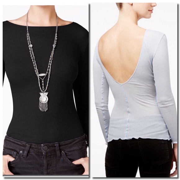 FREE PEOPLE Long Sleeve Top - Picture 2 of 2