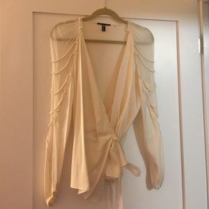 Elie Tahari 5th Bergdrof sz M blouse