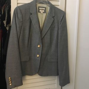 J.crew gray blazer