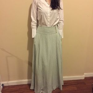 Tory Burch Blue Maxi Skirt