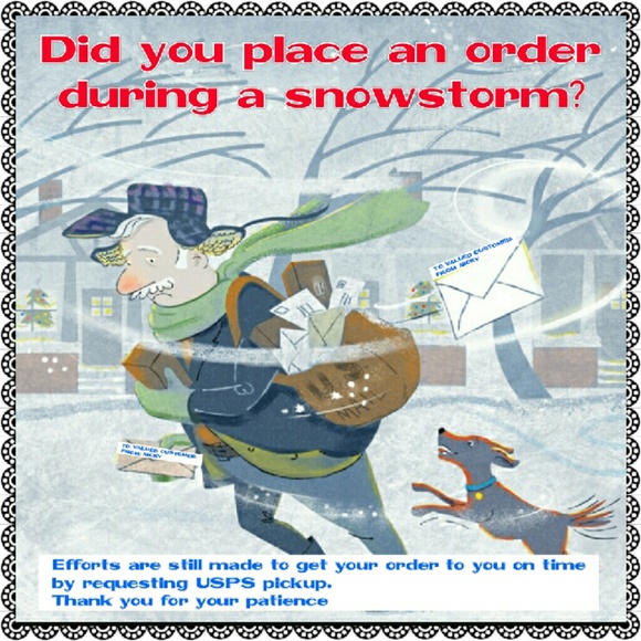 ❄🌪Winter shipping delay notices...|TY 4 UR PATIENCE - Picture 1 of 2