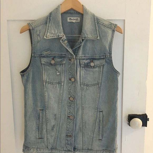 Madewell Oversized Jean Vest