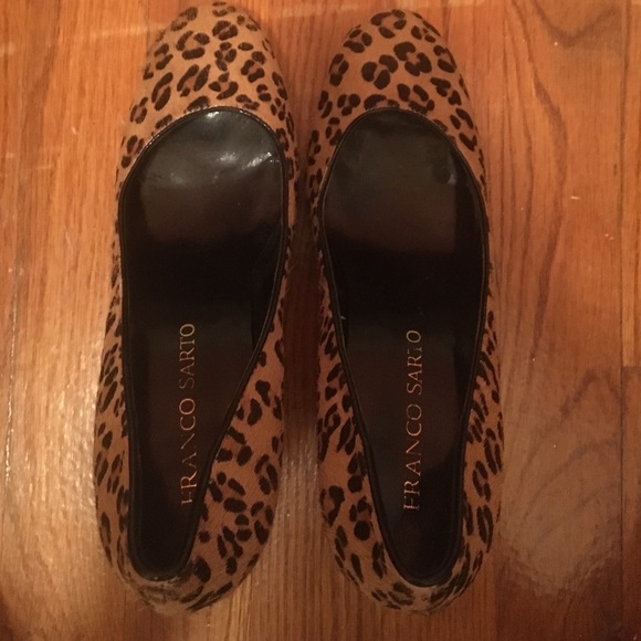 Franco Sarto Leopard High Heels