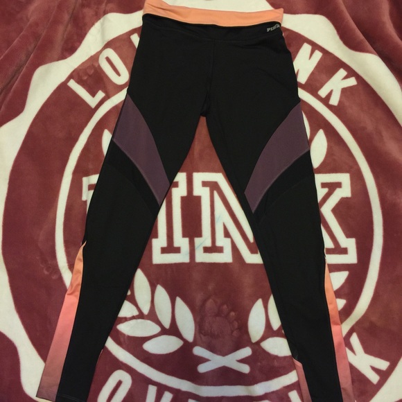 nwot victoria secret pink ombre leggings