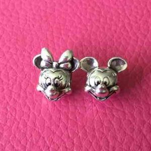 Pandora Minnie and Mickey charms