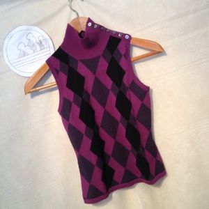 Banana republic checkered merino shirt size XL