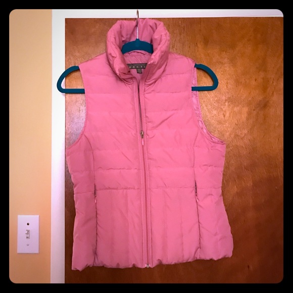 Pink puffer vest Kenneth Cole