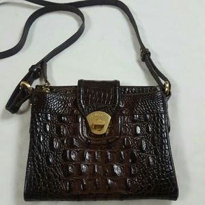 Authentic Brahmin leather brown purse