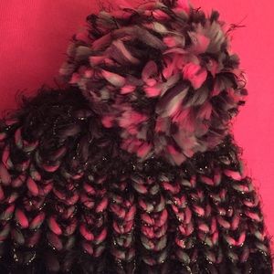 Betsey Johnson Accessories - Betsey Johnson Pom Pom Beanie Betsey Johnson Accessories - Betsey Johnson Pom Pom Beanie