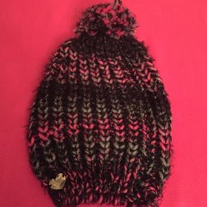 Betsey Johnson Accessories - Betsey Johnson Pom Pom Beanie Betsey Johnson Accessories - Betsey Johnson Pom Pom Beanie