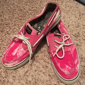 Pink Tie-Dye Sperry Topsiders Angelfish Style